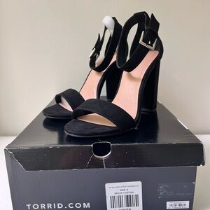 Torrid Black Elegant Heels 9 Wide